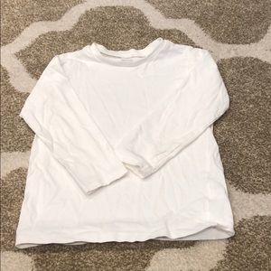 White long sleeve tee